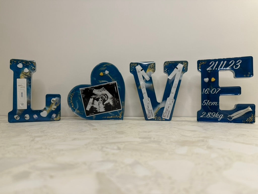 Resin Block Letters