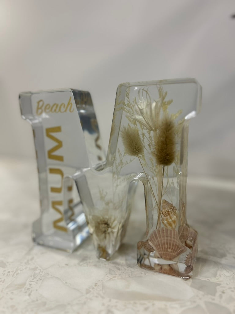 Resin Block Letters