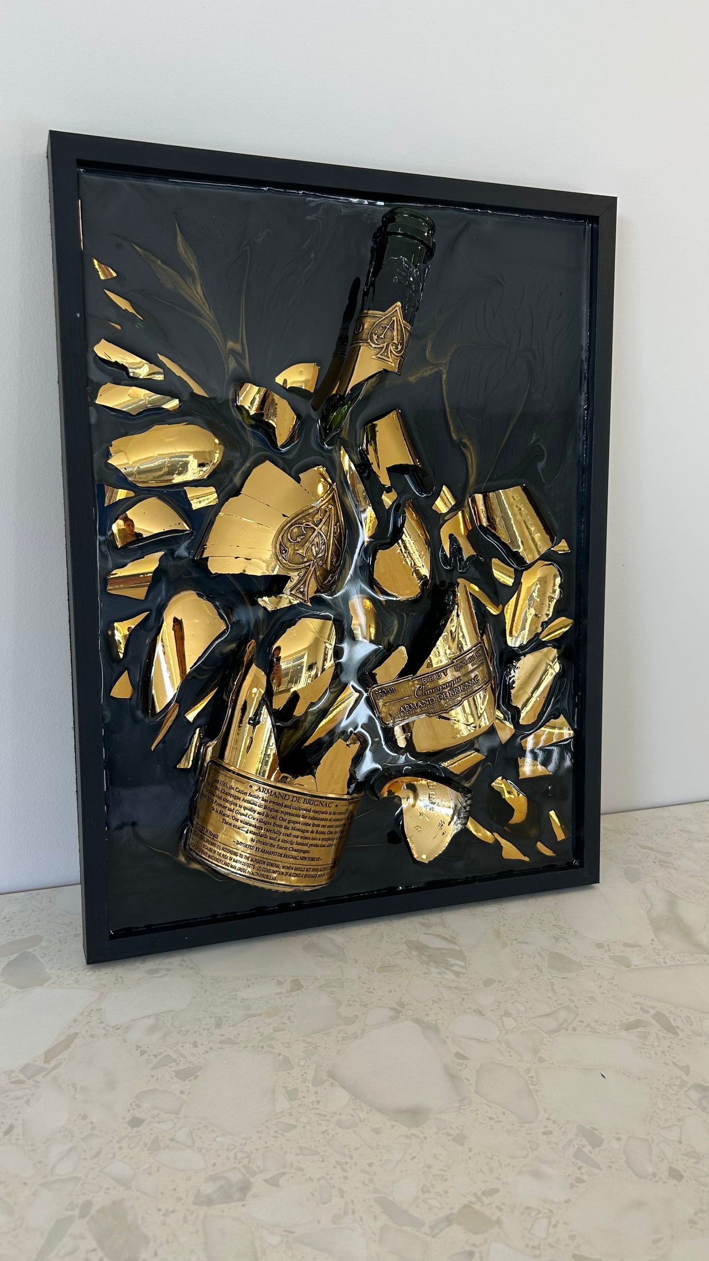 Smashed Bottle Resin Art – One-of-a-Kind Keepsake