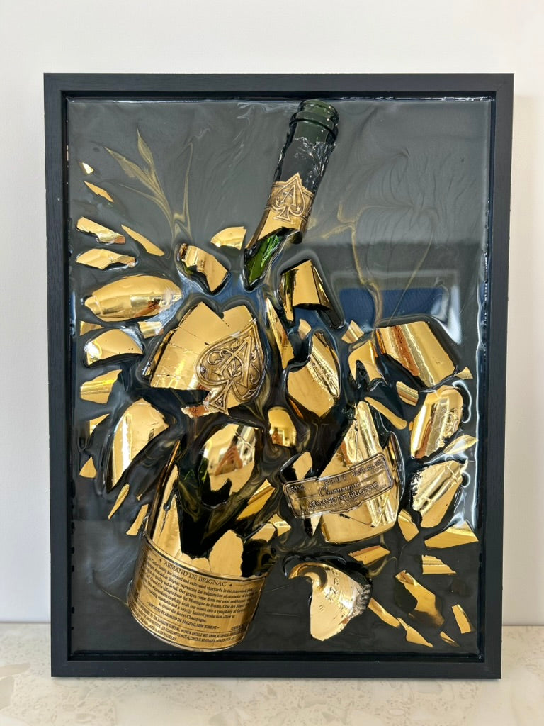 Smashed Bottle Resin Art – One-of-a-Kind Keepsake